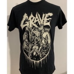 GRAVE - Into The Grave Demo T-SHIRT, OSMOSE.